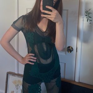 Thrifted see through dress